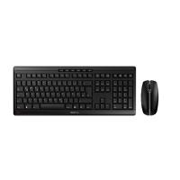 jd-8560de-2 Cherry STREAM DESKTOP RECHARGE Wireless Ergonomic Keyboard and Mouse Set, QWERTZ (German), Black