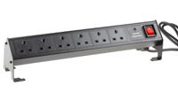 839-9800 RS PRO Type G - British 6 Gang Power Distribution Unit, 3m Cable, 6A