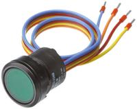 k84-6033611s EAO Illuminated Push Button Switch, Momentary, Panel Mount, 22.5mm Cutout, SPST, IP67