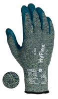 11501090 Ansell Hyflex Grey Nylon Kevlar Work Gloves, Size 9, Nitrile Foam Coating