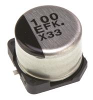 eeefk1e101p Panasonic 100μF Aluminium Electrolytic Aluminium Electrolytic Capacitor 25V dc, Surface Mount - EEEFK1E101P