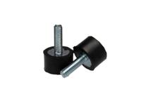 126-4943 RS PRO M6 Anti Vibration Mount, Male Buffer Foot with 28.2kg Compression Load
