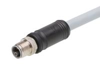 1205000214 Brad from Molex Male 4 way M12 to Sensor Actuator Cable, 1 m