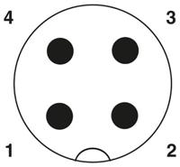 1641691 Phoenix Contact Connector, 4 Contacts, Cable Mount, M12 Connector, Plug, Male, IP65, IP67, 34-M, SACC-M12MS-4QO-0 Series