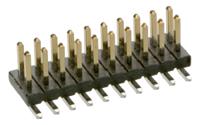m50-3601042r HARWIN Archer M50 Series Right Angle Surface Pin Header, 20 Contact(s), 1.27 mm Pitch, 2 Row, Unshrouded