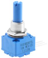 91a1a-b28-b15l Bourns 91 10kΩ Rotary Potentiometer 1-Gang, Panel Mount (Through Hole), 91A1A-B28-B15L