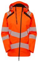 lfe960-14 PULSAR LFE960 Orange Women Hi Vis Jacket, 14