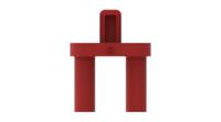 2019-s-r Electro PJP Red Male Banana Plug, Plug In Termination, 36A, 1kV