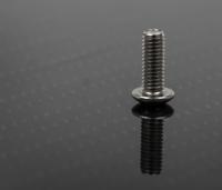 183-8597 RS PRO Stainless Steel Hex Socket Button Screw, ISO 7380, M3 x 8mm
