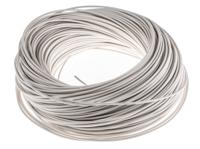4160306 Lapp Grey 1 mm² Hook Up Wire, 17 AWG, 100m, PVC Insulation,