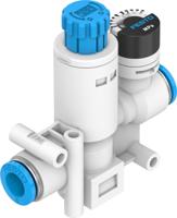 vrpa-cm-q6-e Festo Push In 6 mm Regulator - 1bar to 8bar, 8bar max. input, VRPA-CM-Q6-E
