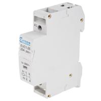 euc1-25-2p Europa Contactor, 230 V ac Coil, 2-Pole, 25 A, 4 kW, 2NO, 240 V ac