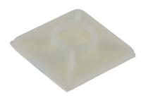 865-9704 RS PRO Self Adhesive Natural Cable Tie Mount 26.3 mm x 26.3mm, 5.6mm Max. Cable Tie Width