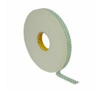 1152703  White Double Sided Tape, 0.08mm Thick, Urethane Backing, 38mm x 33m