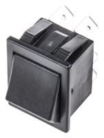 c1561alaaa Arcolectric (Bulgin) Ltd DPDT, (On)-On Rocker Switch Panel Mount