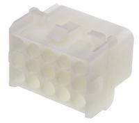 1-480711 TE Connectivity, Universal MATE-N-LOK Female Connector Housing, 15 Way, 3 Row