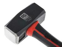125-0942 RS PRO Carbon Steel Lump Hammer with Fibreglass Handle, 1.5kg
