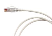 851-16318-rj45spc6-010mwh HellermannTyton Connectivity, 1m Cat6, White RJ45 to Male RJ45 Male, U/UTP Unshielded, Terminated LSZH Sheath