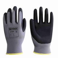 270e-10 Unigloves 270E Black, Grey Polyester Work Gloves, Size 10, Nitrile Coating
