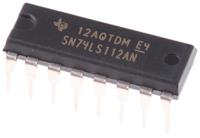 sn74ls112an Texas Instruments SN74LS112AN Dual JK Type Flip Flop IC, 16-Pin PDIP