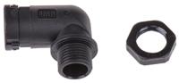 alwd-m162 PMA 90° Elbow, Conduit Fitting, 16mm Nominal Size, M16, PA 6, Black IP66 rating