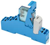 48p870240050spa Finder 48 Series Interface Relay, DIN Rail Mount, 24V dc Coil, DPDT-2C/0, 2-Pole, 10A Load