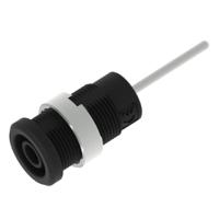 3269-i-n Electro PJP Black Female Banana Socket, 4 mm Connector, Pin Termination, 36A, 1kV, Nickel Plating