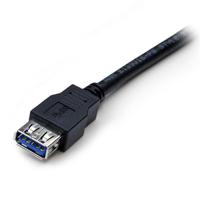 usb3sext2mbk StarTech.com USB 3.0, Male USB A to Female USB A, 5Gbps, 2m