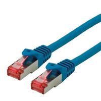 21152641-100 Roline, 1m Cat6, Blue RJ45 to Male RJ45 Male, S/FTP Shielded, Terminated LSZH Sheath