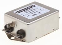 res10f20 Roxburgh EMC, RES10 20A 250 V ac DC → 400Hz, Chassis Mount RFI Filter, Fast-On, Single Phase