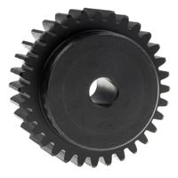 521-6626 RS PRO Steel 32 Teeth Spur Gear, 2 Module, 12mm Bore Diam, 64mm Pitch Diam, 50mm Hub Diam