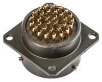 62gb-12e18-32sn Amphenol Limited, 62GB 32 Way Box Mount MIL Spec Circular Connector ReceptacleOlive, Socket Contacts,Shell Size 18,