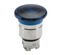 zb4bw463 Schneider Electric Harmony XB4 Series Blue Illuminated Spring Return Push Button Head, 22mm Cutout, IP66, IP67, IP69K