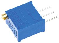 3299w-1-102lf 1kΩ, Through Hole Trimmer Potentiometer 0.5W Top Adjust Bourns, 3299