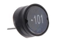 744741101 Wurth 100 μH ±10% Ferrite Radial Inductor, 1.1A Idc, 1Ω Rdc, WE-TI