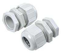 f7022500r SIB SIB-TEC Series Grey PA 6 Cable Gland, M25 Thread, 9mm min., 18mm max., IP68