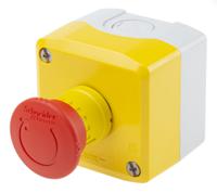 xalk178g Schneider Electric Harmony XALK Series Twist Release Emergency Stop Push Button, Surface Mount, 1NO + 2NC