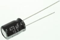 eca1chg471 Panasonic 470μF Aluminium Electrolytic Capacitor 16V dc, Radial, Through Hole - ECA1CHG471