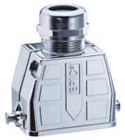 70250202 EPIC H-BE Heavy Duty Power Connector Hood, 6 Contacts