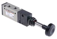 vzm550-01-37 SMC Push Pull 5/2 Pneumatic Manual Control Valve VZM500 Series, Rc 1/8, 1/8in, III B