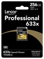 lsd256cbeu633 Lexar 256 GB SDXC SD Card, Class 10, UHS-1 U3