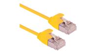 21153325 Roline21.15.33, 2m Cat6a, Yellow RJ45 to Male RJ45 Male LSZH Sheath