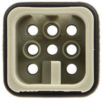 09210073031 Han D Series Connector Insert, Male, 8 Way, 10A, 250 V