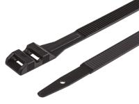 01890135010 SES Sterling Cable Tie, 355mm x 9 mm, Black PA 12, Pk-100