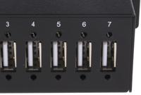 st7200usbm StarTech.com 7 Port USB 2.0 USB A  Hub, Terminal Connector Powered, 133 x 61.5 x 36.3mm