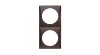 918262511 Berker Brown 2 Gang Frame