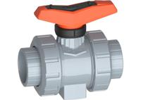 169546241 Georg Fischer ABS 2 Way, Ball Valve, Solvent Cement Socket, 3/8in, 16bar Operating Pressure