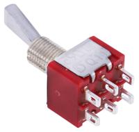 394-419 RS PRO Toggle Switch, Panel Mount, On-On, DPDT, Solder Terminal