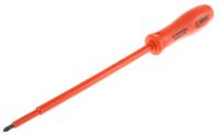 911-1134 ITL Insulated Tools Ltd Pozidriv Insulated Screwdriver, PZ1 Tip, 200 mm Blade, VDE/1000V, 280 mm Overall