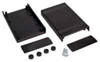 192-0773 RS PRO Black ABS Enclosure, IP30, IK06, 147.6 x 92.5 x 36.2mm